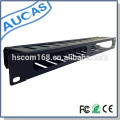 19inch Steel 1U réseau décoratif 12 ports de gestion de câble rétractable pour le tri du cordon de raccordement